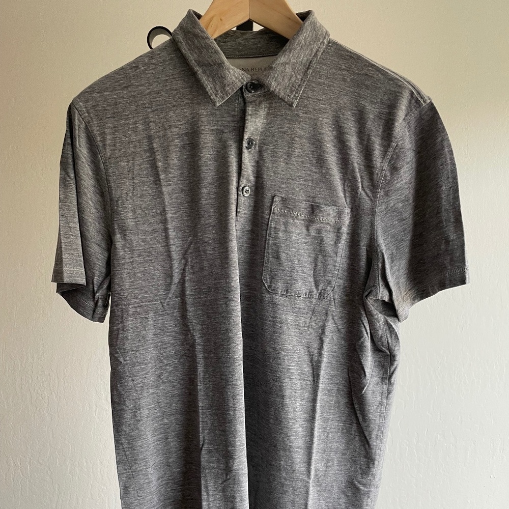 Men's Banana Republic 'Vintage T' Polo, Size L (runs small)